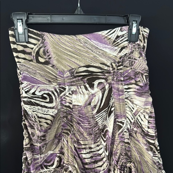 S&G Elegant Purple and Cream Women's Skirt, medium - Picture 6 of 8